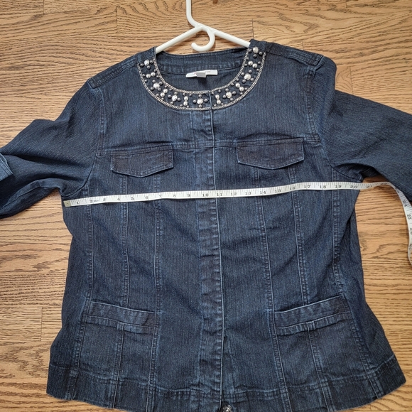 JM Collection Denim Jacket - Picture 8 of 9